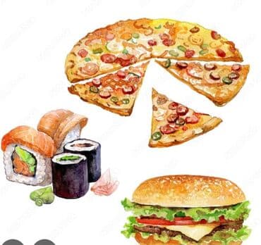 Sushi Pizza Burger biznesi satilir.biznes qurmag isteyenler ucun hazir