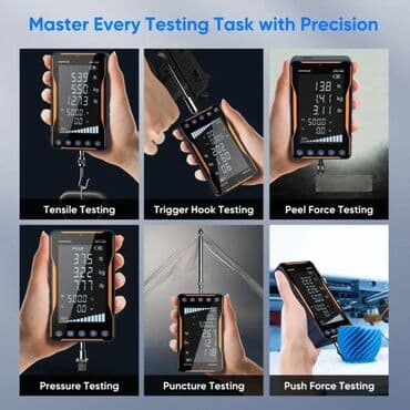 səviyyə: Dinamometr. Model: GOYOJO GF-500D Peşəkar laborator cihaz. Rəqəmsal — 3