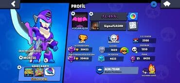 flash kartlar: Brawl Stars hesabı – yüksək inkişaflı profil - Profil adı: FLASH - — 1