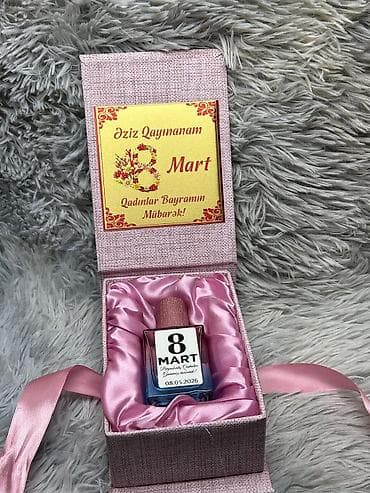 acki sekilleri: Hədiyyəlik “8 Mart” temalı ətir seti - Bayram üçün xüsusi dizayn: Hər — 3