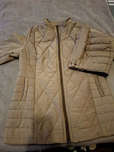 Üst geyimi: Qadın qış gödəkçəsi – bej rəng - Brend: Melin (etiketdə göstərilib) - — 2