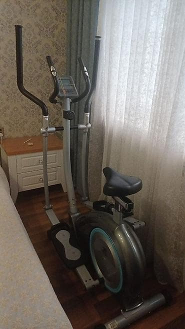 Elliptik trenajor və velotrenajor funksiyalı 2‑si 1‑də kardio aparat — 1