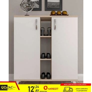 yazı masa: Yeni, Açılan, 2 qapılı Düz dolab, Ayaqqabı dolabı, Azərbaycan — 1