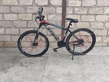 Велосипеды: STRIM dağ velosipedi - Çərçivə: yüngül alaşımlı, qara rəngdə — 2