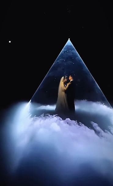 Готовый бизнес: Restoranda Bəy və Gəlin reksi üçün lazer show Video və fotolarda — 2