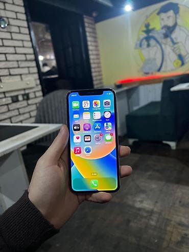 ayfon telefonlari: IPhone X, 64 GB, Ağ, Face ID — 2