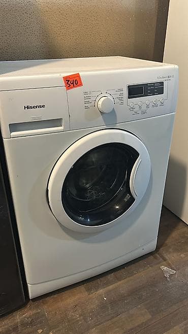 Soyuducu Paltaryuyan televizor vitrinlerin satış mərkəzi: Paltaryuyan maşın Hisense, 6 kq, Avtomat, Qurutmasız