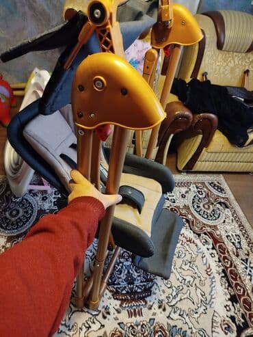 Качели: Стул-качели, С зонтиком, Металл — 3