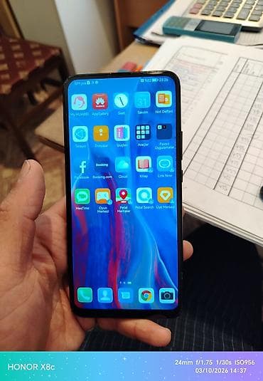 Huawei P Smart Z, 64 GB, rəng - Qara, Barmaq izi