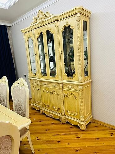 стул для пианино: Klassik üslubda tam qonaq otağı dəsti Dəst tərkibi: - Yemək masası — 3