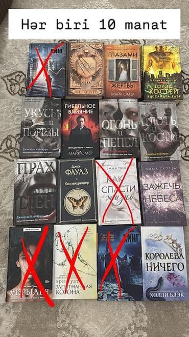 Rus dilində bestseller kitabların satışı – müxtəlif janrlar: detektiv