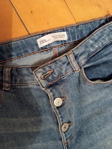 Manejlər: Cins şalvar, Uniseks, 10 - 12 yaş, Zara Kids — 2