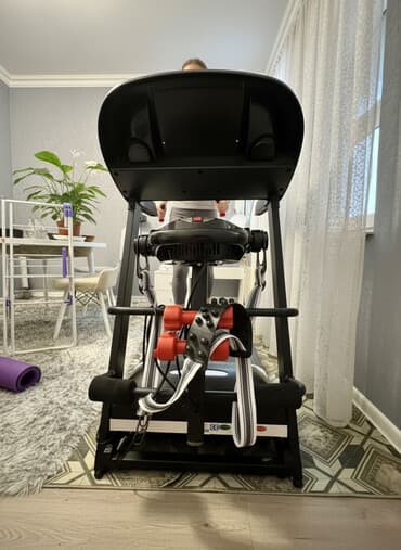 rezin qantel: Elektrikli qaçış trenajoru – “SPORT” paneli ilə Xüsusiyyətlər: - — 3