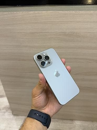 Техника и электроника: IPhone 15 Pro, 128 ГБ, Natural Titanium, Face ID, Гарантия, С документами — 1