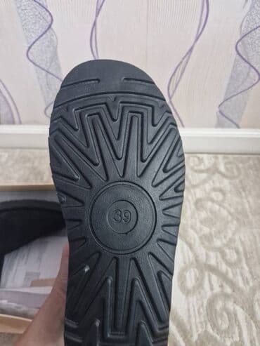 домашние угги: Угги, Размер: 39, цвет - Черный, Новый — 2