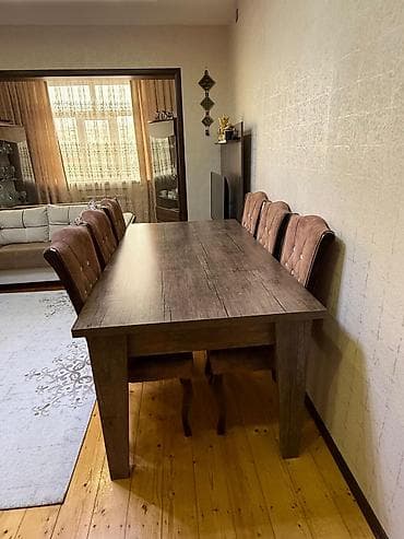 taxta stul stol: İşlənmiş, Dolab, Komod, Masa və oturacaqlar — 6