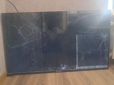 xarab televizor alıram: “POWERFUL” marka LED televizor, təxminən 50-55 düym diaqonalla. Ultra — 1