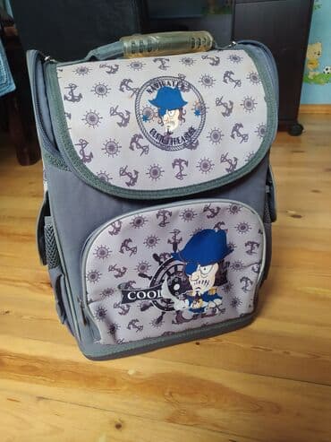 uşaq üçün məktəbli çantaları: Uşaq üçün məktəb çantası – dənizçi/pirat temalı dizayn Xüsusiyyətlər — 1