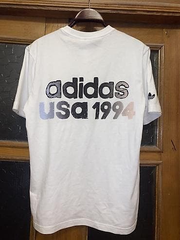 ağ futbolka: Futbolka, Adidas, L, rəng - Ağ — 3