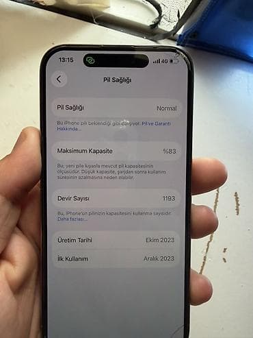 windows 10 masaustu: IPhone 15 Pro, 128 GB, Natural Titanium, Face ID — 3