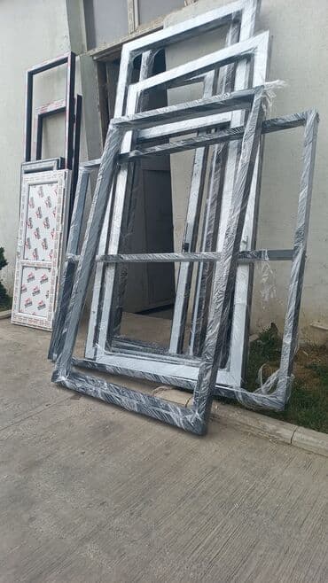 siyirməli qapılar: Yeni Plastik qapı Çərçivə ilə, Zəmanətli, Pulsuz quraşdırma, Pulsuz çatdırılma, Rayonlara çatdırılma — 2