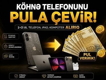 ipad baku: Xidmət: Köhnə cihazların nağd pula çevrilməsi - 2-ci əl telefon, iPad — 1