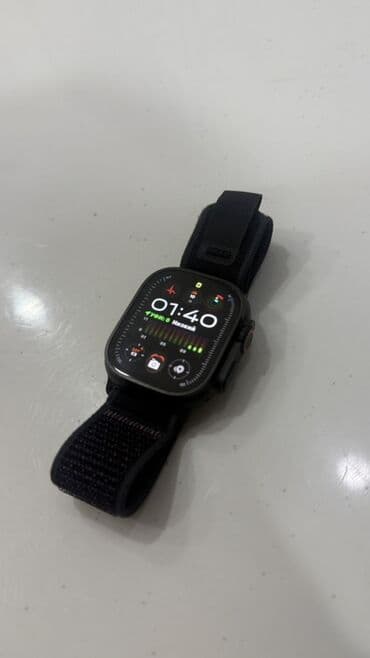 İşlənmiş, Smart saat, Apple, Аnti-lost, rəng - Qara