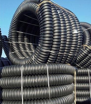 su çenləri: Qofralı (qarmoşka, koruge) boru Təyinatı: kabel və kanalizasiya — 4