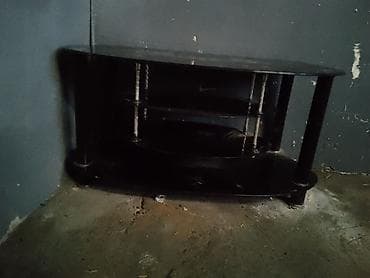 quba mebel: Künc Tv altlığı, Polkalı, Laminat — 1