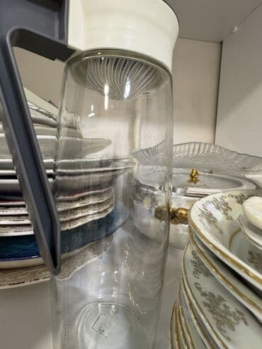 Çaydanlar və qəhvədanlar: Şüşə qablar və boşqab dəstləri. Evdən hər şey təcili satılır ucuz - — 5