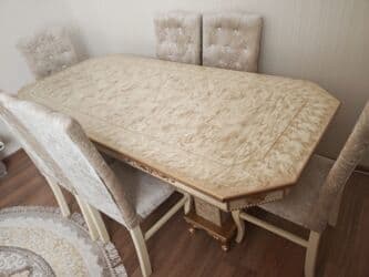 yasil derede heyet evleri: Qonaq otağı üçün, Yeni, Açılmayan, 6 stul — 1