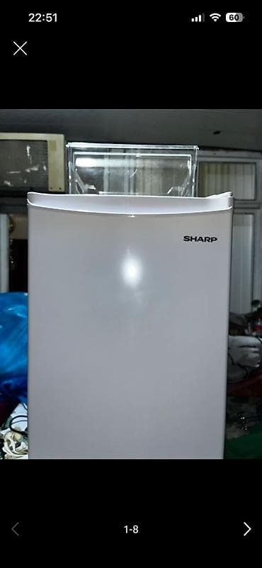 sharp soyuducu servis: 1 qapılı Sharp Soyuducu Satılır, rəng - Ağ — 2