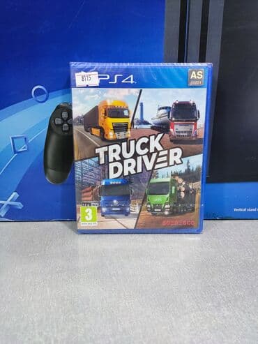 dvd disk oyun: Playstation 4 üçün truck driver oyun diski. Tam yeni, original — 1