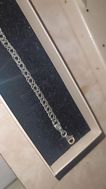 poladan qolbag: Bilərzik, Gümüş, 6 g, Pulsuz çatdırılma — 2