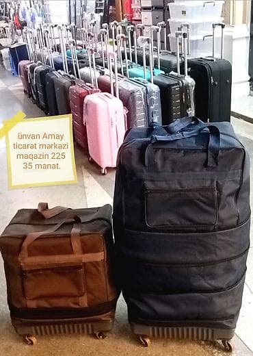 son model cantalar: Təkərli və yığılan çanta. Şəhər içi çatırma 5m. Ünvan AMAY ticarət — 2