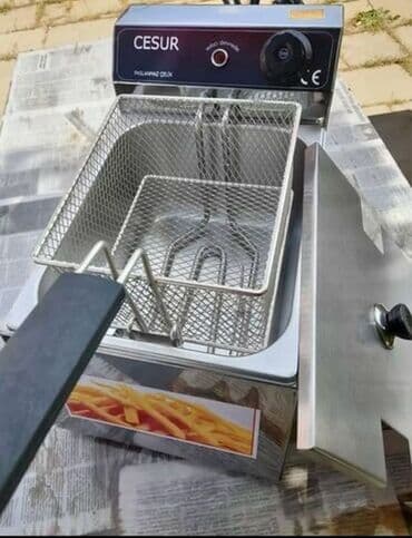 CESUR elektrik fritözü - Tək bölməli paslanmayan poladdan yağ vannası