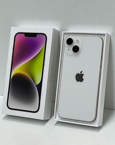 ayfon şekli: IPhone 14, 128 GB, Ağ, Simsiz şarj — 1