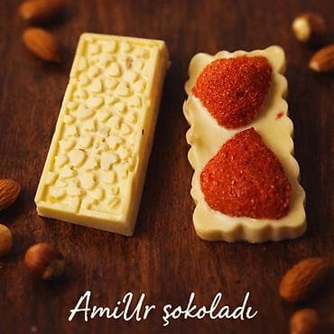 Şokolad çeşidləri AmiUr Deluxe Chocolates markası tərəfindən təqdim
