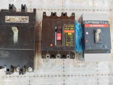 patron açar dəsti: 3 faza, Elektrik avtomat — 1