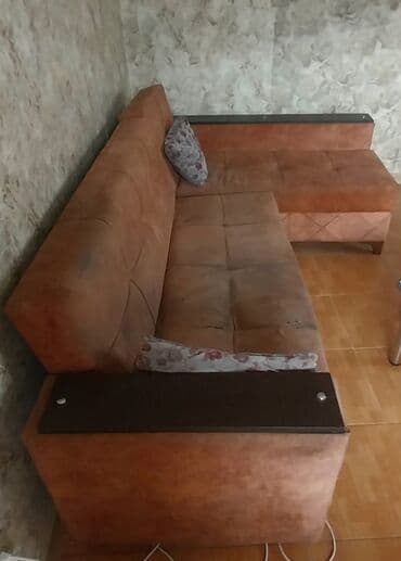 стол стул: Угловой диван, Без подьемного механизма, Ткань, Нет доставки — 1