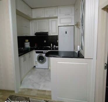 мебель на заказ шкафы: Sifarişlə mətbəx dəsti, Özü çəkən petlələr, MDF, Kredit var, Pulsuz çatdırılma — 4