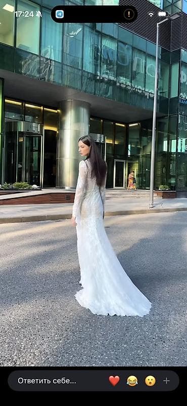 Toy paltarları: Məhsul: Zərif gəlinlik Yalnız 1 dəfə geyinilib, xaricdən alınıb — 4