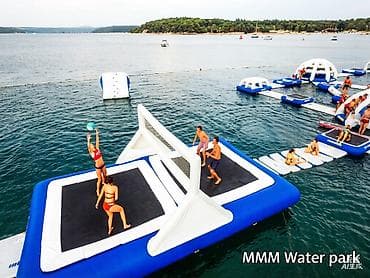 Hovuzlar: Şişmə aquapark | YENİLİK 2026 | Suda hazır istirahət sistemi | Biznes — 5