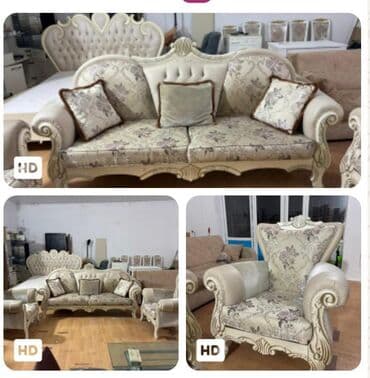 kreslo işlənmiş: İşlənmiş, Divan, 2 kreslo — 1