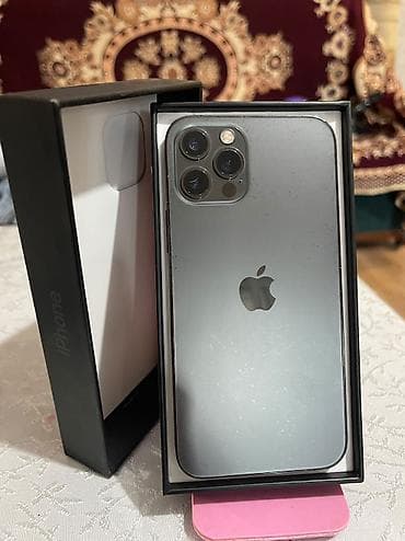 ıphone 12: IPhone 12 Pro, 256 GB, Gümüşü, Barmaq izi, Simsiz şarj, Face ID — 1