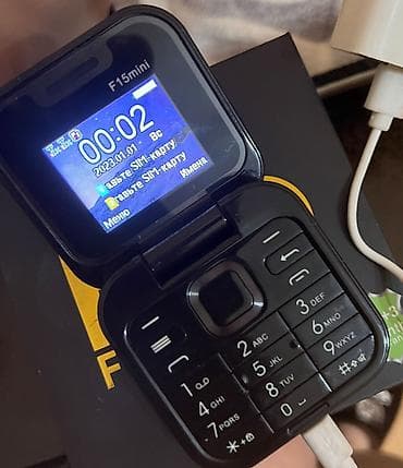 g plus coffee: F15 mini qapaqlı mobil telefon Xüsusiyyətlər: - Qapaqlı (flip) — 2