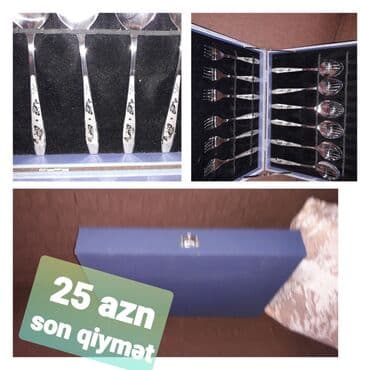 çəngəl qaşıq dəstləri: 20 azn SON qiymət!!!!! NƏGD ödəniş Catdırılma yox!!!! yerləşdiyi yer — 1