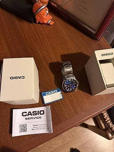 gumuş saatlar: Casio kişi qol saatı - Brend: Casio - Korpus və qolbaq: paslanmayan — 3