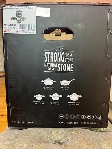 Brioni Kitchenware – Royal Stone, 9 hissəli qazan-tava dəsti Model — 3