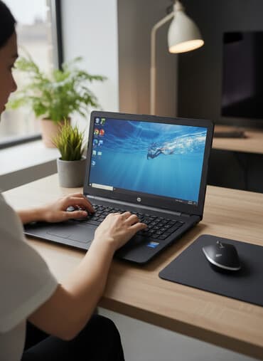 bluetooth: HP 15-bs152ur noutbuk - Ekran: 15.6" (HD), mat panel - Klaviatura — 1